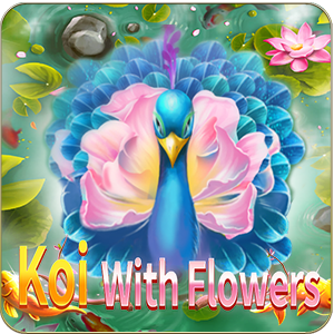 Koi With Flowers